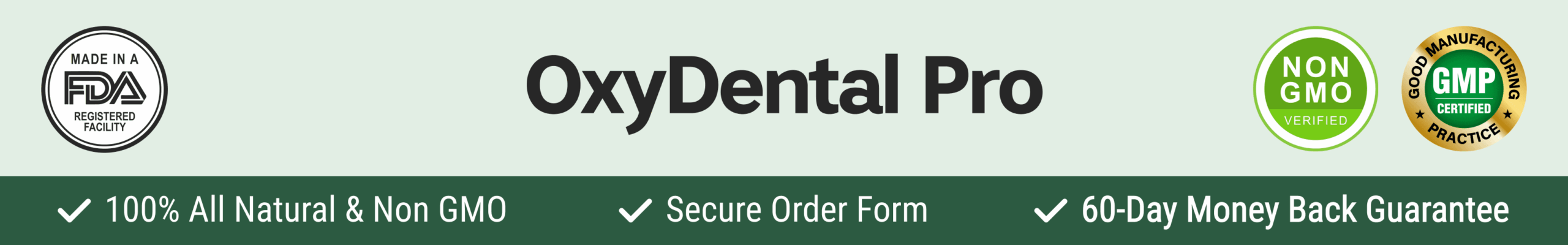 OxyDental Pro Quality Assured